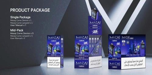 سحبة مزاج كيرف تشيري برست 24000 سحبة MAZAJ CURVE C...