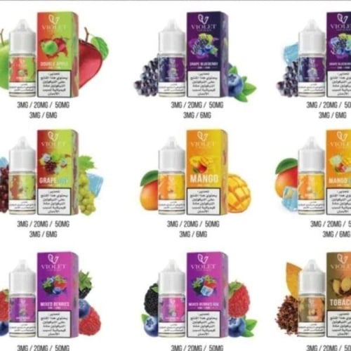 نكهة سحبة فايوليت مانجو سولت نيكوتين 30مل-VIOLET M...
