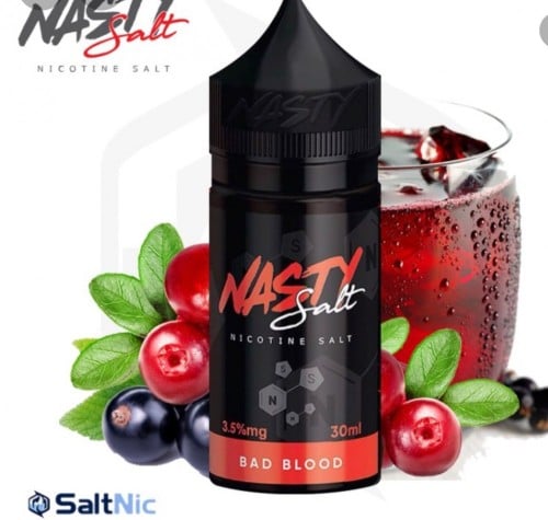 نكهة سحبة ناستي مكس التوت سولت نيكوتين-NASTY BAD B...