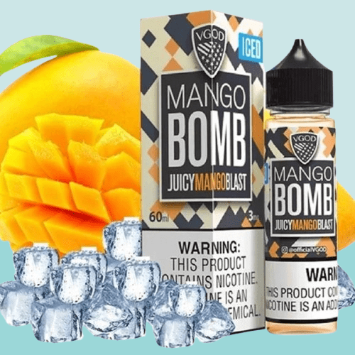 نكهة فيقود بطعم مانجو ايس 60مل VGOD MANGO BOMB ICE...