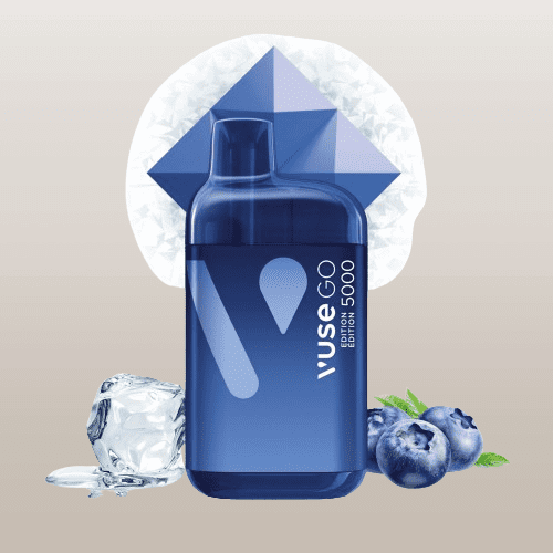 سحبة فيوز 5000 موشه بنكهة توت ازرق ايس VUSE GO 500...