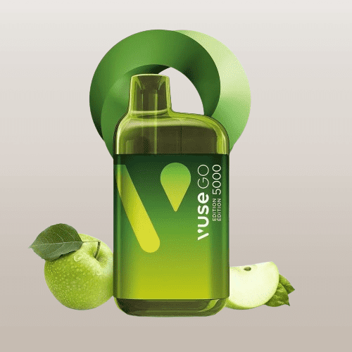 سحبة فيوز 5000 موشه بنكهة تفاح سوار VUSE GO 5000 P...