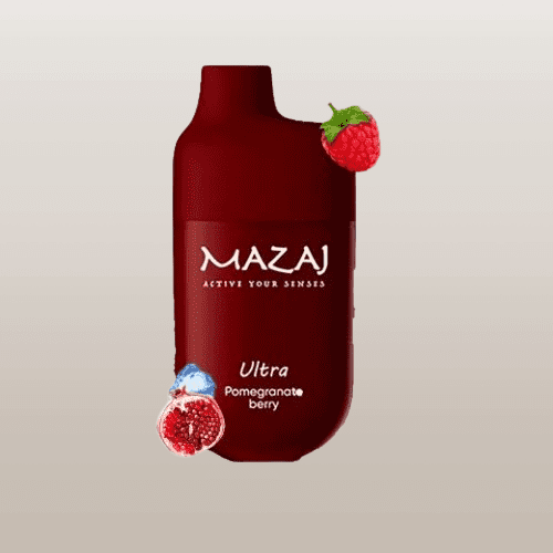 سحبة مزاج الترا 7000 موشة بنكهة مكس توت ورمان MAZA...