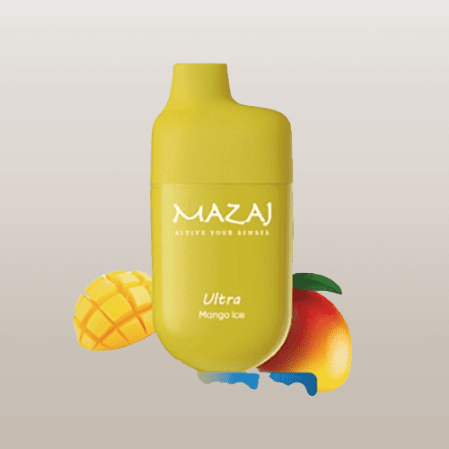 سحبة مزاج الترا 7000 موشة بنكهة مانجو ايس MAZAJ UL...