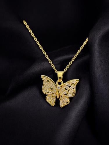 سلسال الفراشة الانيقة الذهبية