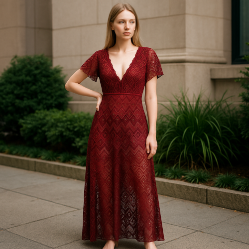 دانتيل شفاف فخم