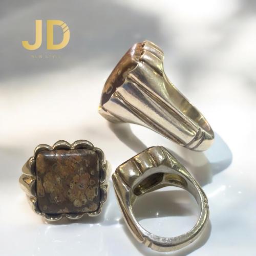 خاتم حجر المراد عيار 925