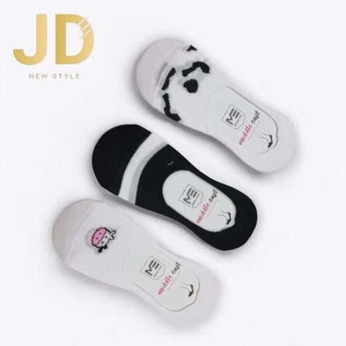 طقم شرابات أطفال بتصاميم لطيفة وأنيقة - 3 أزواج