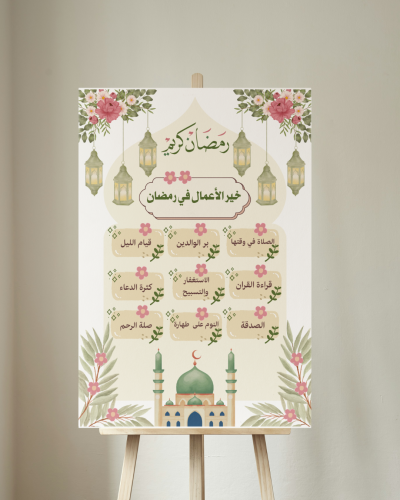 لوحة مشاركة أهلاً رمضان 3