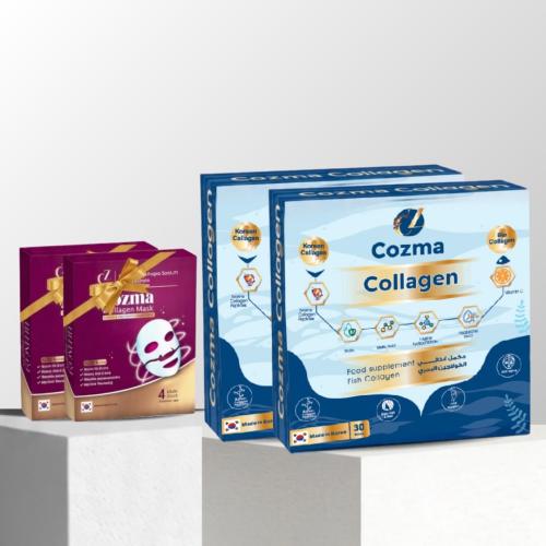 كورس كوزما كولاجين شـهرين + كورس ماسك كولاجين شهري...