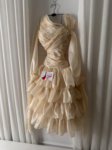 The dress is short