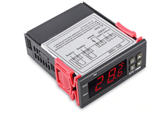 حراري رقمي متطور بتقنية STC-1000 DC 12V