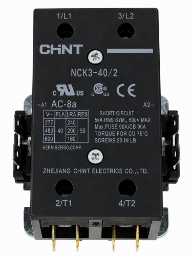 كونتاكتور CHINT NCK3-40/2 24 فولت