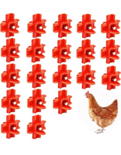 سقاية الدجاج الافقية الجانبية للشارب في الهواء الط...