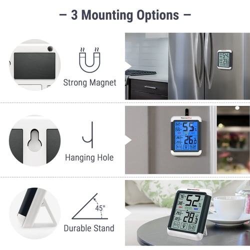 جهاز قياس الرطوبة ودرجة الحرارة الرقمي TP55 - الشا...