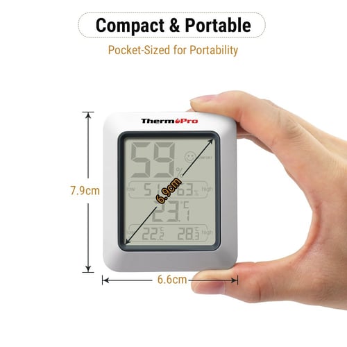 جهاز قياس الحرارة والرطوبة الرقمي TP50