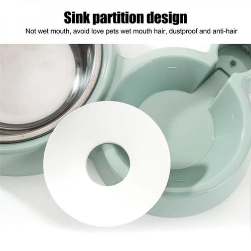 حاوية طعام أوتوماتيكية للقطط والكلاب والحيوانات ال...