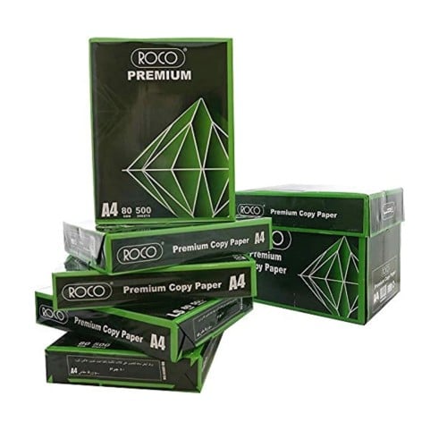 كرتون ورق A4 أوراق طباعة مقاس A4 من 500 ورقة أبيض...