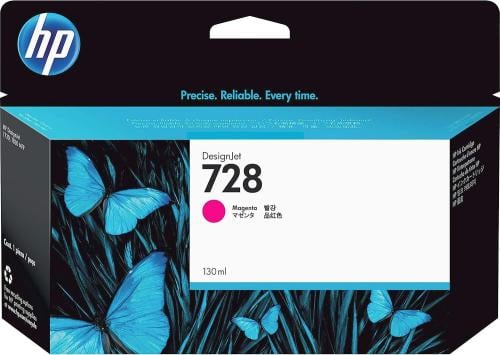 حبر بلوتر انك أحمر HP 728 130m