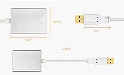 وصلة تحويل USB HDMI أنيقة
