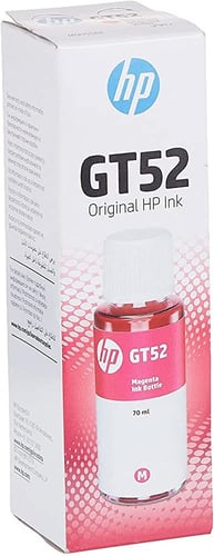 حبر سائل قارورة HP GT52 لون أرجواني
