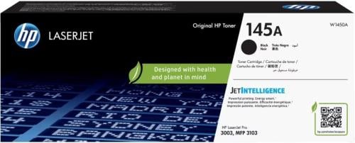 حبر HP 145A W1450A ليزر أصلي لون أسود