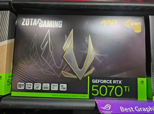 كارت شاشة ZOTAC RTX 5070Ti 16GB