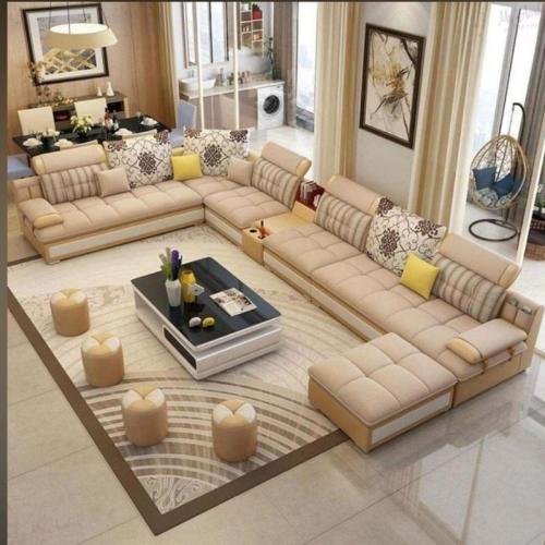 كنب حرف U مودرن بتصميم عصري حديث