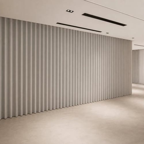ستارة لنن مودرن – طبقة واحدة – عرض 6 متر – لون أوف...