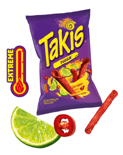 Takis Fuego Rolls Lemon Hot - 56 grams