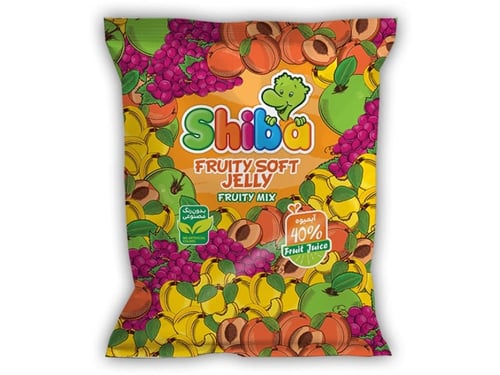 شيبا جيلي ناعم بنكهة الفواكه المشكلة (Shiba Fruity...