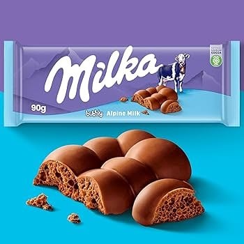 شوكولاتة ميلكا بابلي بالحليب - Milka Bubbly Alpine...