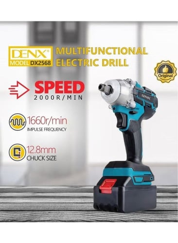 دريل كهربائي DENX DX2568 يعمل بسرعة 2000 دورة في ا...