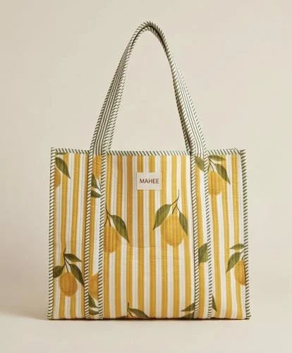 Lemon Large Tote Bag