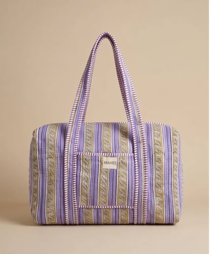 Golden Lavender Duffle
