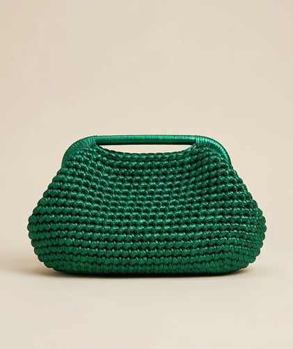 Green Metallic Clutch