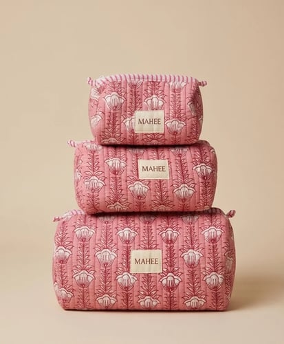 Flora Pouches Set of 3