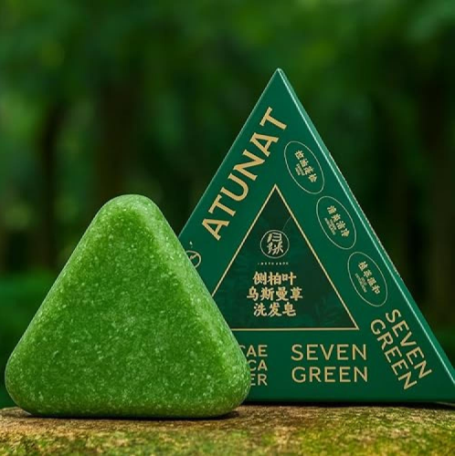 سبعة خضراء - SEVEN GREEN | صابون أعشاب طبيعي للشعر