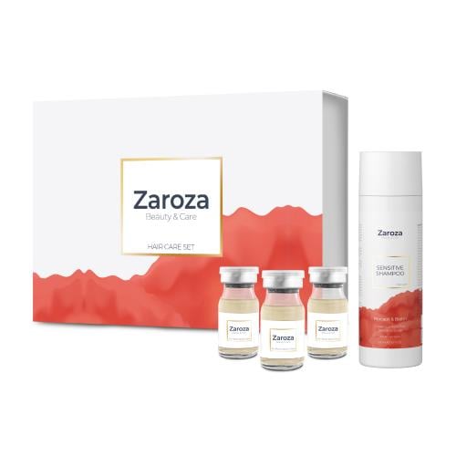 The Mezo hair care set from Zarouza 8 ampoules + s...