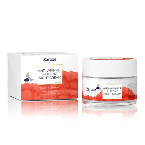 Night cream for firming and anti-wrinkle from Zarouza 50 ml