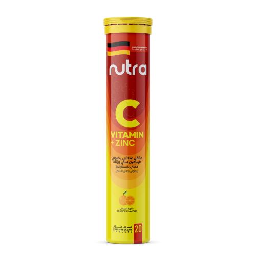Neutra Vitamin C + Zinc with orange flavor (20 eff...