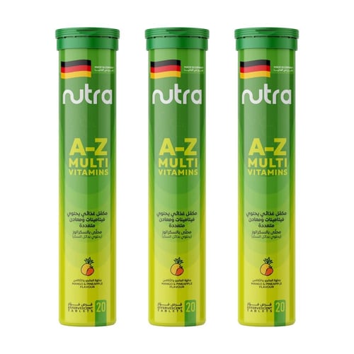 Nutra A-Z vitamins and minerals multiple (3 packag...