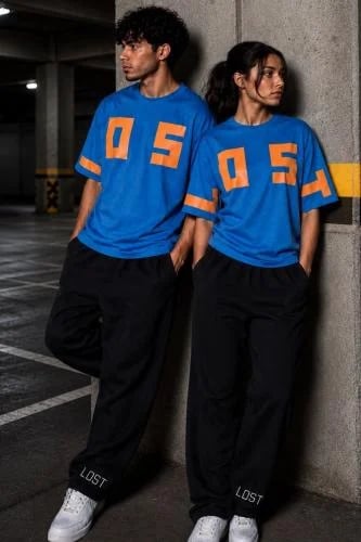 Blue Oversized T-shirt