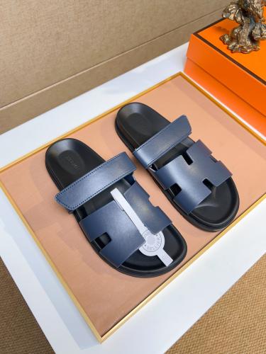 Hermes Chypre Suede Sandal – Taupe
