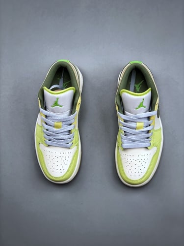 Air Jordan 1 Low "green yellow"