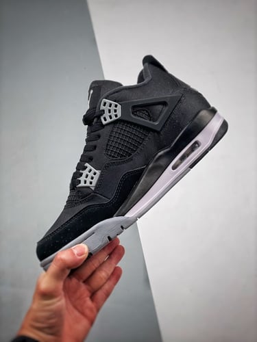 Air Jordan 4 Retro se "Black Canvas"