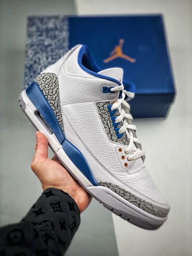 Air Jordan 3 retro "White and True Blue "