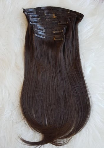 إكستنشن كليبس المطور ٨ قطع - شعر طبيعي ١٠٠٪ - ١٥٠...