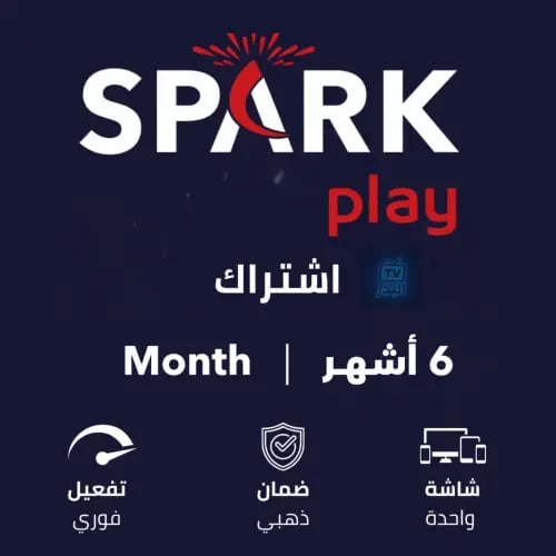 اشتراك سبارك بلاي لمدة 6 أشهر