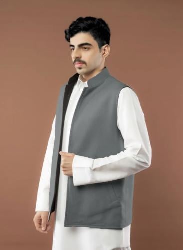 سديري دبل فس رصاصي مع اسود